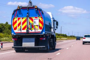 fleet of well maintained motorway road sweepers